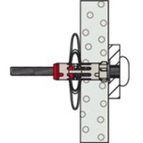 fischer Hohlraumdübel DuoHM 4x55 S TX 25 Stück, mit Panhead-Schraube