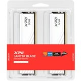 ADATA DIMM 16 GB DDR5-5600 (2x 8 GB) Dual-Kit, Arbeitsspeicher weiß, AX5U5600C468G-DTLABRWH, XPG Lancer Blade RGB, INTEL XMP, AMD EXPO