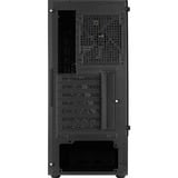 Aerocool Wave-G-BK-v1, Tower-Gehäuse schwarz, Tempered Glass