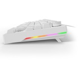 Sharkoon SKILLER SGK25, Gaming-Tastatur weiß, DE-Layout, Huano Red