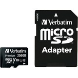 Verbatim 256 GB microSDXC, Speicherkarte schwarz, UHS-I U1, Class 10