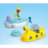 PLAYMOBIL 71440 Junior Aqua & Tinti: Buntes U-Boot, Konstruktionsspielzeug 