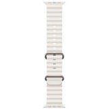 Apple 49 mm Ocean Armband, Uhrenarmband weiß/titan