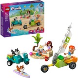 LEGO 42641 LEGO Friends Strandabenteuer mit Hunden, Konstruktionsspielzeug 