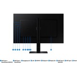 SAMSUNG ViewFinity S60UD S27D600UAU, LED-Monitor 68 cm (27 Zoll), schwarz, QHD, IPS, USB-C, 100Hz Panel