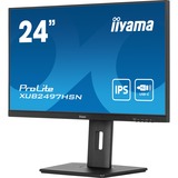 iiyama ProLite XUB2497HSN-B1, LED-Monitor 60.5 cm (23.8 Zoll), schwarz (matt), FullHD, IPS, USB-C, RJ-45, 100Hz Panel