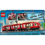 LEGO 60423 City Straßenbahn mit Haltestelle, Konstruktionsspielzeug 