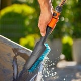 GARDENA Cleansystem Handbürste S hard, Waschbürste grau/türkis