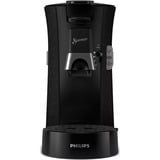 Philips Senseo Select Eco CSA240/20, Padmaschine schwarz, schwarz gesprenkelt