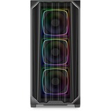 Sharkoon AK5M RGB , Tower-Gehäuse schwarz, Tempered Glass