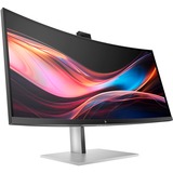 HP 734pm, LED-Monitor 86.4 cm (34 Zoll), schwarz/silber, WQHD, IPS Black, Thunderbolt 4, 5 MP HDR KI Webcam, 120Hz Panel