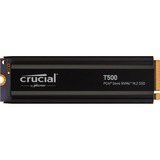 Crucial T500 4TB, SSD schwarz, PCIe 4.0 x4, NVMe, M.2 2280, mit Heatsink