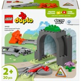 LEGO 10425 DUPLO Town Eisenbahntunnel und Schienen Erweiterungsset, Konstruktionsspielzeug 