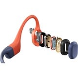 Shokz OpenSwim Pro, Kopfhörer rot/blaugrau, Blueooth, 32 GB Speicher für Musik