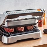 Tefal OptiGrill 2in1 GC773D, Kontaktgrill edelstahl, 2.100 Watt, mit Grillzange