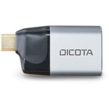 DICOTA Mini Adapter D32046, USB-C > DisplayPort silber, PD 100 Watt