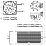 ARCTIC Liquid Freezer III 240 A-RGB, Wasserkühlung schwarz