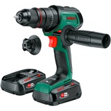 Bosch Akku-Schlagbohrschrauber AdvancedImpact 18V-80 QuickSnap grün/schwarz, 2x Li-Ionen Akku 2,5Ah, Koffer, POWER FOR ALL ALLIANCE