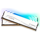 Mushkin DIMM 32 GB DDR5-5600 (2x 16 GB) Dual-Kit, Arbeitsspeicher weiß, MLB5C5609CCM16GX2, Redline Lumina White