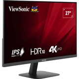 ViewSonic VA2708-4K-HD, LED-Monitor 68.6 cm (27 Zoll), schwarz (matt), UltraHD/4K, IPS, HDR10