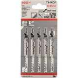 Bosch Stichsägeblatt T 144 DF Speed for Hard Wood, 100mm 5 Stück