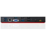 Lenovo ThinkPad Thunderbolt 3 Dock Generalüberholt, Dockingstation schwarz, HDMI, DisplayPort, USB