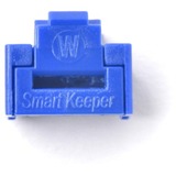 SMARTKEEPER ESSENTIAL RJ45 Port Lock (NL03), Einsteckschloss Farbcode Dunkelblau, 12 Stück