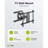 goobay TV-Wandhalterung Pro FULLMOTION (L) schwarz, für 94 - 178cm (37" - 70") Fernseher