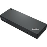 Lenovo ThinkPad Universal Thunderbolt 4 Smart Dock, Dockingstation schwarz/rot, HDMI, DisplayPort, USB, LAN, Power Delivery	