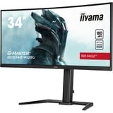 iiyama G-Master GCB3481WQSU-B1 Red Eagle, Gaming-Monitor 86.4 cm (34 Zoll), schwarz (matt), UWQHD, VA, Curved, USB-Hub, 180Hz Panel