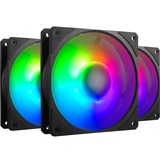 Cooler Master Mobius 120P ARGB 120x120x25, Gehäuselüfter schwarz, 3er Pack