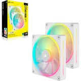 Corsair iCUE LINK LX140 RGB, Gehäuselüfter weiß, 2er Pack