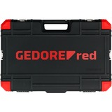 GEDORE red Steckschlüssel-Satz 3/4", 14-teilig rot/schwarz, mit Umschalt-Knarre, SW 22mm - 50mm