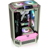 Thermaltake The Tower 300 , Tower-Gehäuse hellgrün/rosa, Tempered Glass