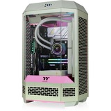 Thermaltake The Tower 300 , Tower-Gehäuse hellgrün/rosa, Tempered Glass