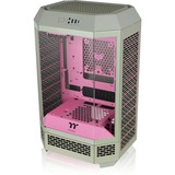 Thermaltake The Tower 300 , Tower-Gehäuse hellgrün/rosa, Tempered Glass