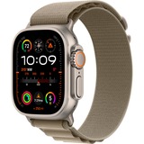 Apple Watch Ultra 2, Smartwatch olivgrün, 49 mm, Alpine Loop, Titangehäuse, Cellular