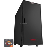 ALTERNATE PC Level Up! AMD Edition, Gaming-PC schwarz, Windows 10 Home 64-Bit