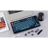 Keychron V1 Max, Gaming-Tastatur schwarz/blaugrau, DE-Layout, Gateron Jupiter Brown, Hot-Swap, RGB