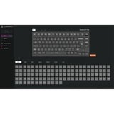 Keychron V1 Max, Gaming-Tastatur schwarz/blaugrau, DE-Layout, Gateron Jupiter Brown, Hot-Swap, RGB