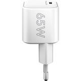 goobay USB-C Schnellladegerät Nano, PD, GaN, 65 Watt weiß, 1x USB-C, Power Delivery 3.0