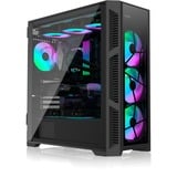 RAIJINTEK PONOS ULTRA TG4, Tower-Gehäuse schwarz, Front und Seitenteil aus Tempered Glass