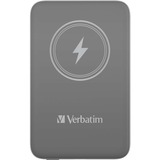 Verbatim Wireless Powerbank Charge 'n' Go 10.000mAh grau, Qi, PD 3.0, Quick Charge 3.0