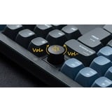 Keychron V6, Gaming-Tastatur schwarz/blaugrau, DE-Layout, Keychron K Pro Red, Hot-Swap, RGB