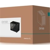 DeepCool CH160 , Tower-Gehäuse schwarz, Tempered Glass