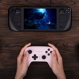 8BitDo Ultimate 2.4G, Gamepad rosa, Hall Effect Joysticks, inkl. Ladestation