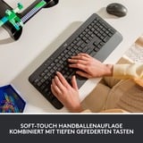 Logitech Signature K650, Tastatur graphit, DE-Layout, Logi Bolt, Bluetooth, für Windows/macOS/Chrome OS/Linux/iPadOS/Android