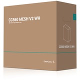 DeepCool CC560 MESH V2 , Tower-Gehäuse weiß, Tempered Glass 