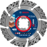 Bosch X-LOCK Diamanttrennscheibe Expert MultiMaterial, Ø 115mm Bohrung 22,23mm