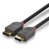 Lindy DisplayPort 1.2 Kabel Anthra Line schwarz, 7,5 Meter